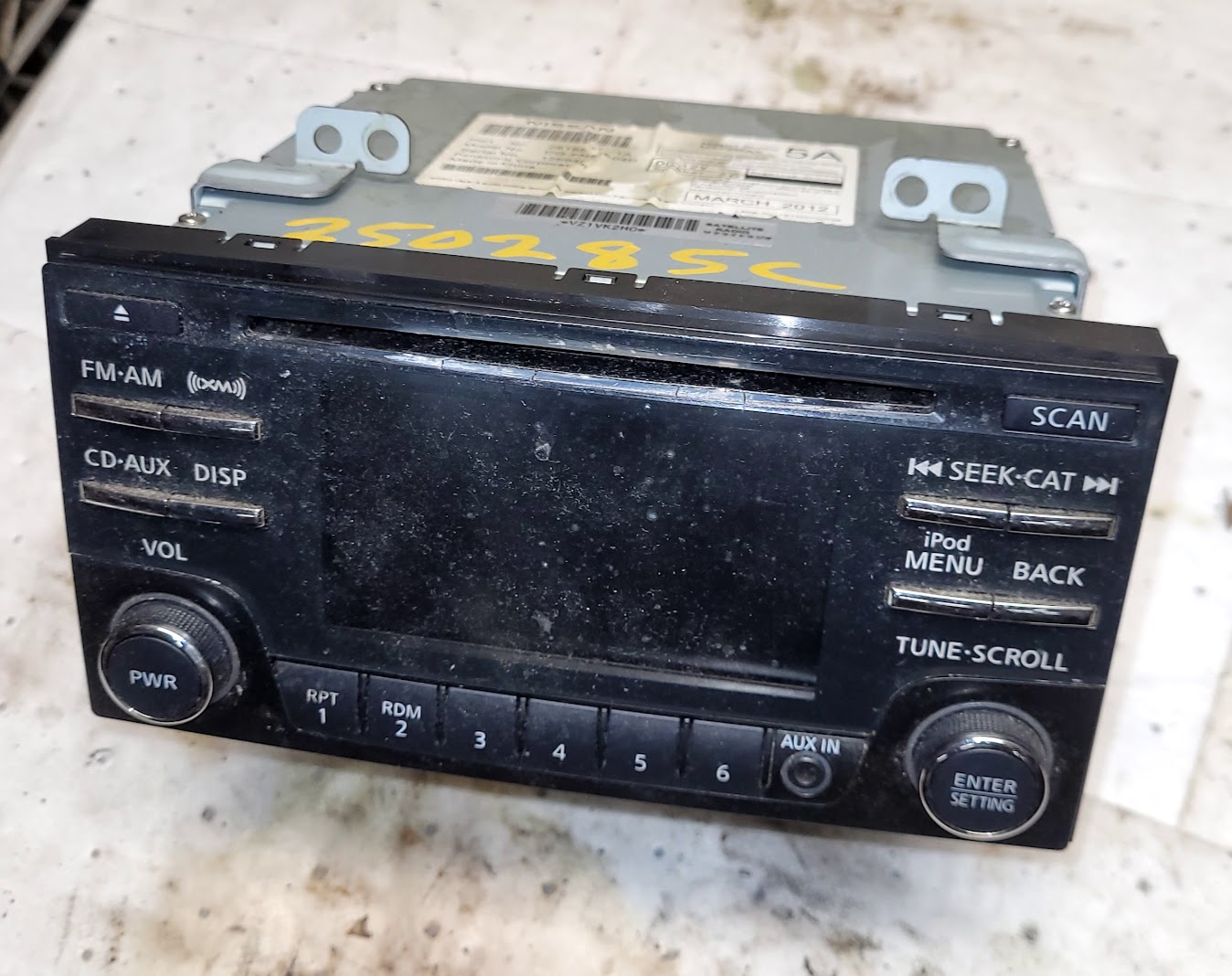 Radio Audio for Nissan vehicles