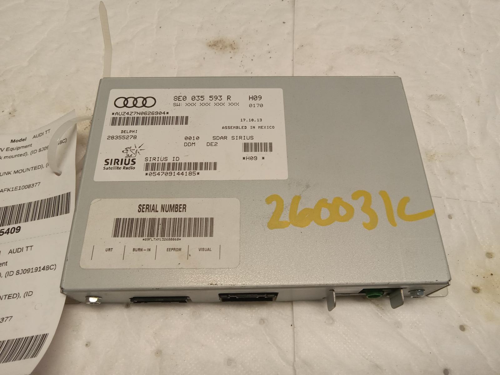 Radio Audio for Audi vehicles
