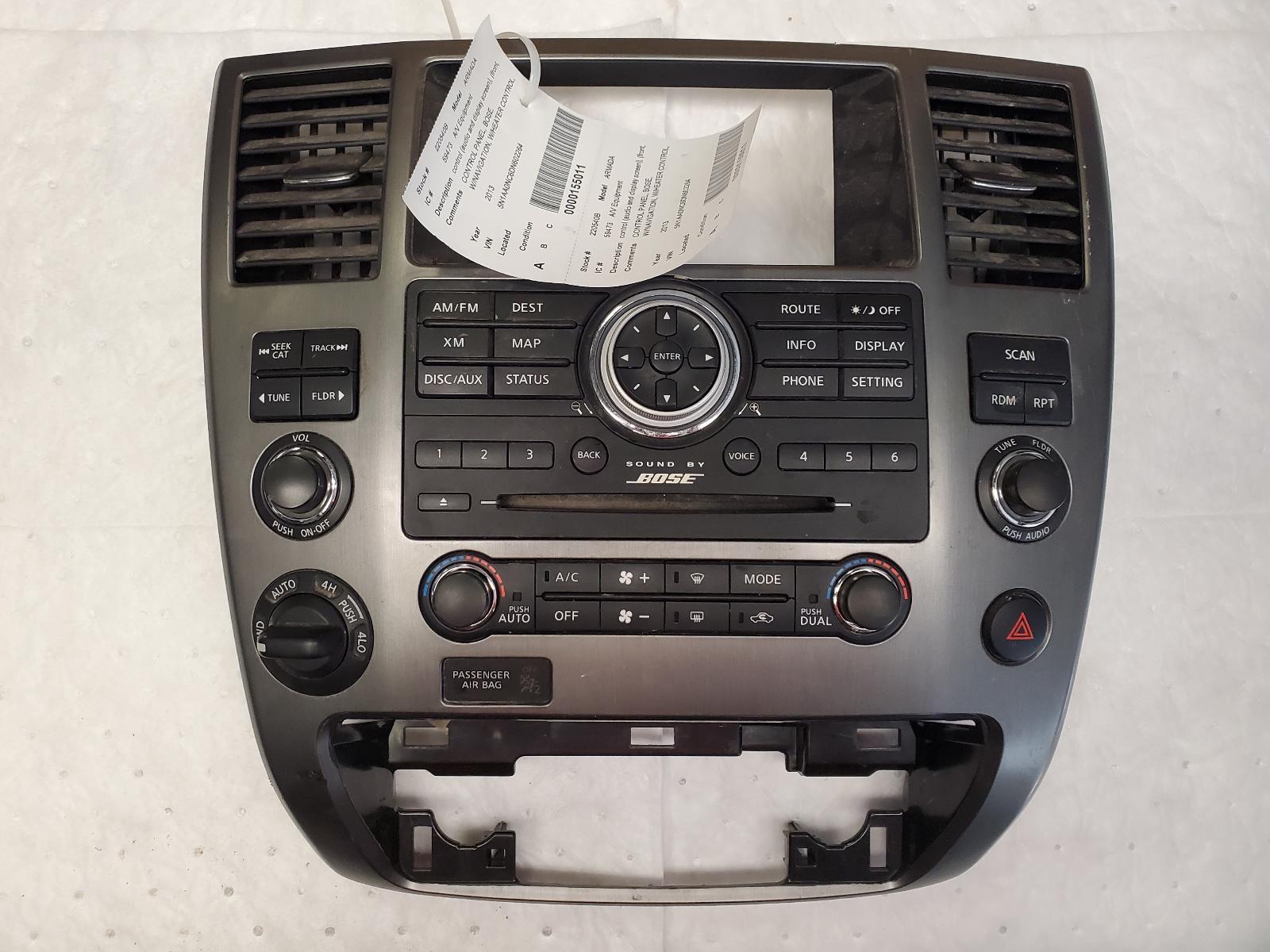 Radio Audio for Nissan vehicles