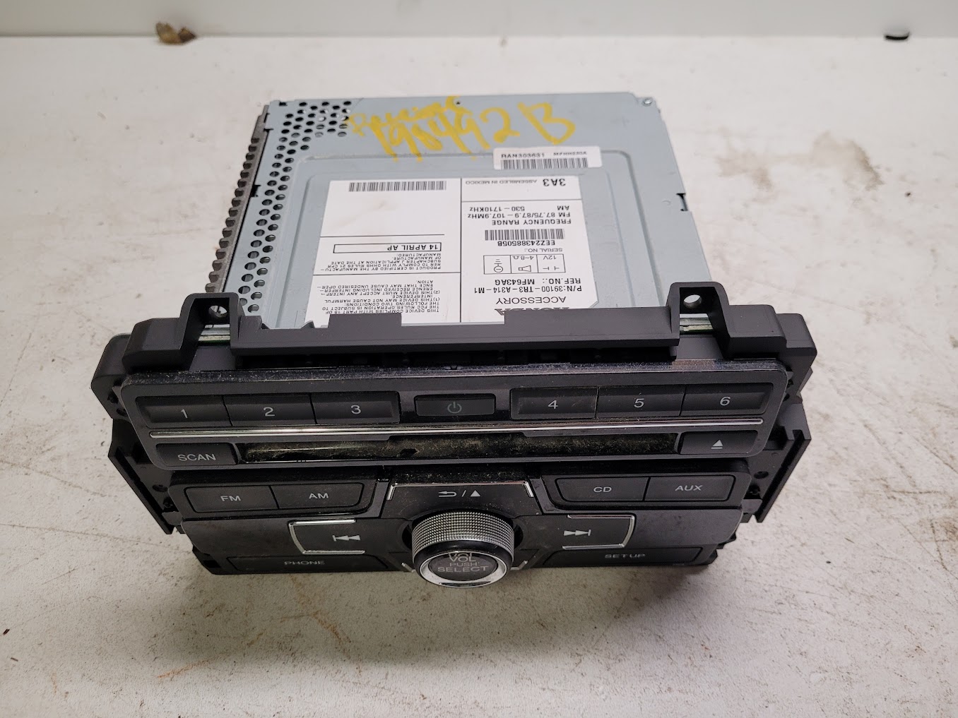 Radio Audio for Honda vehicles
