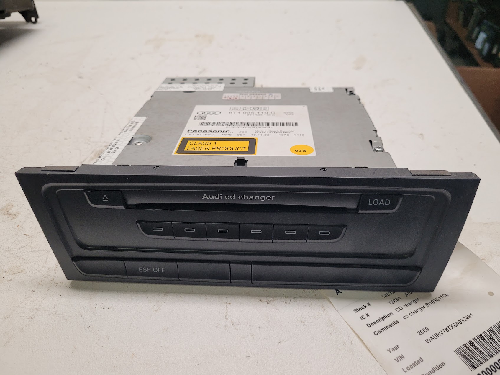 Radio Audio for Audi vehicles