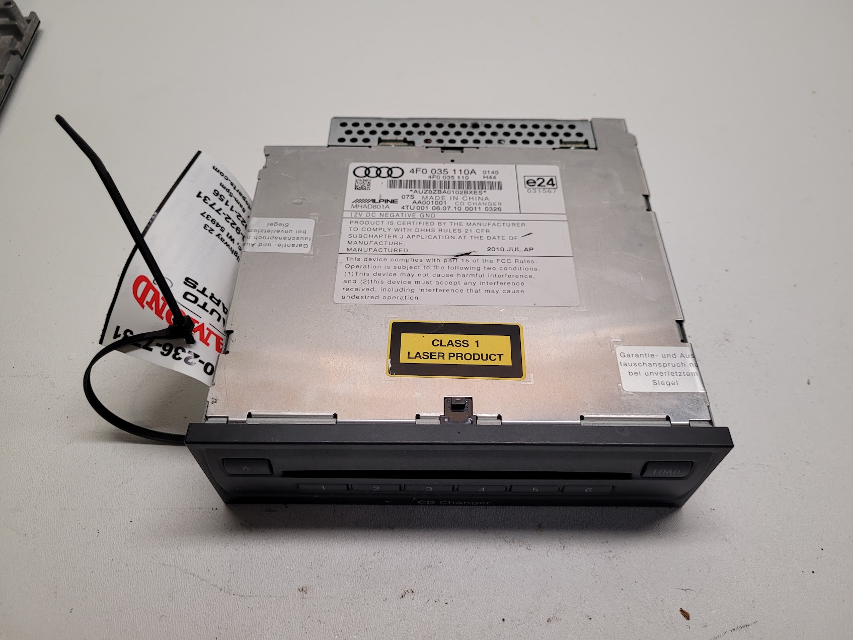 Radio Audio for Audi vehicles