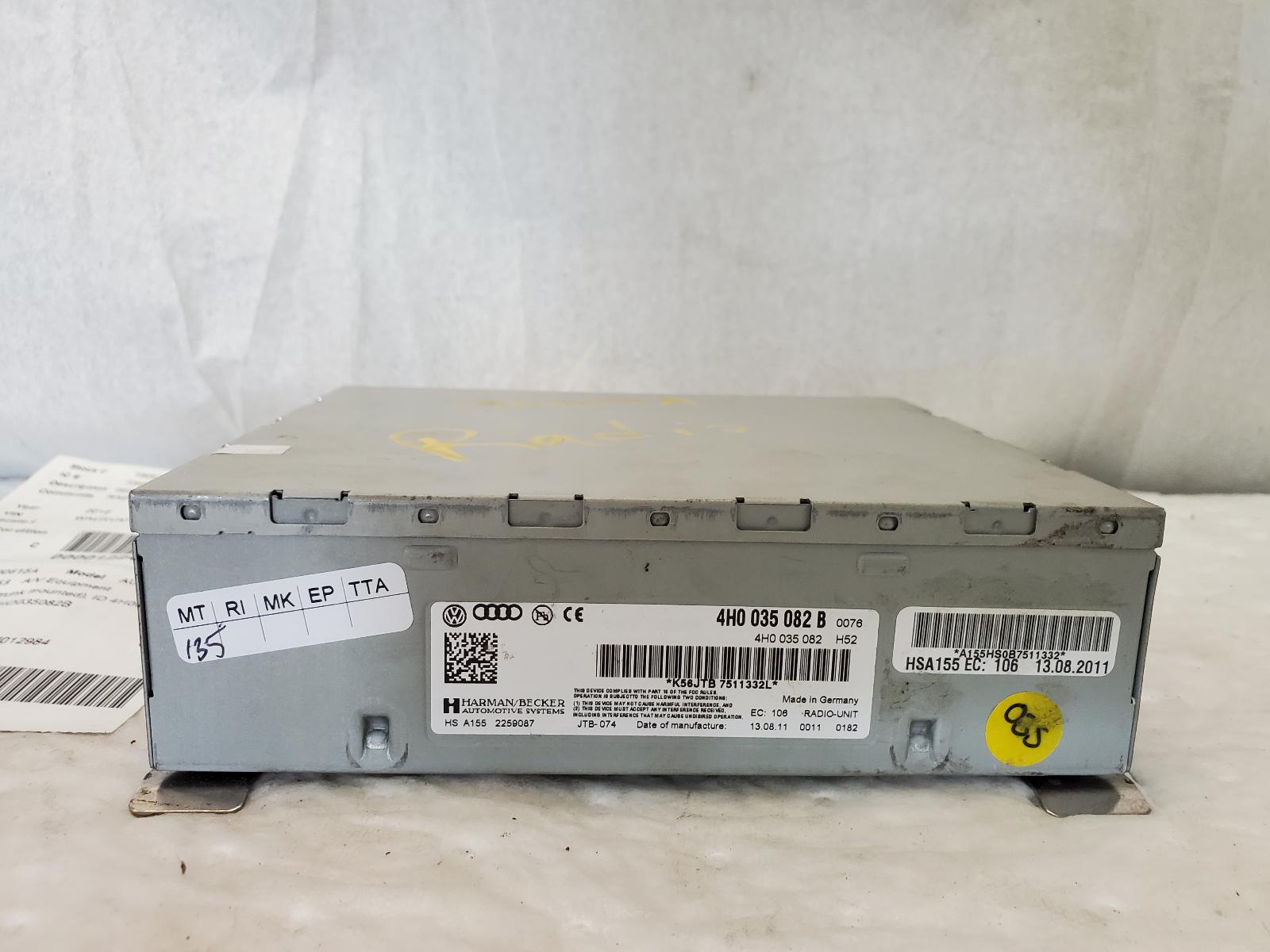 Radio Audio for Audi vehicles