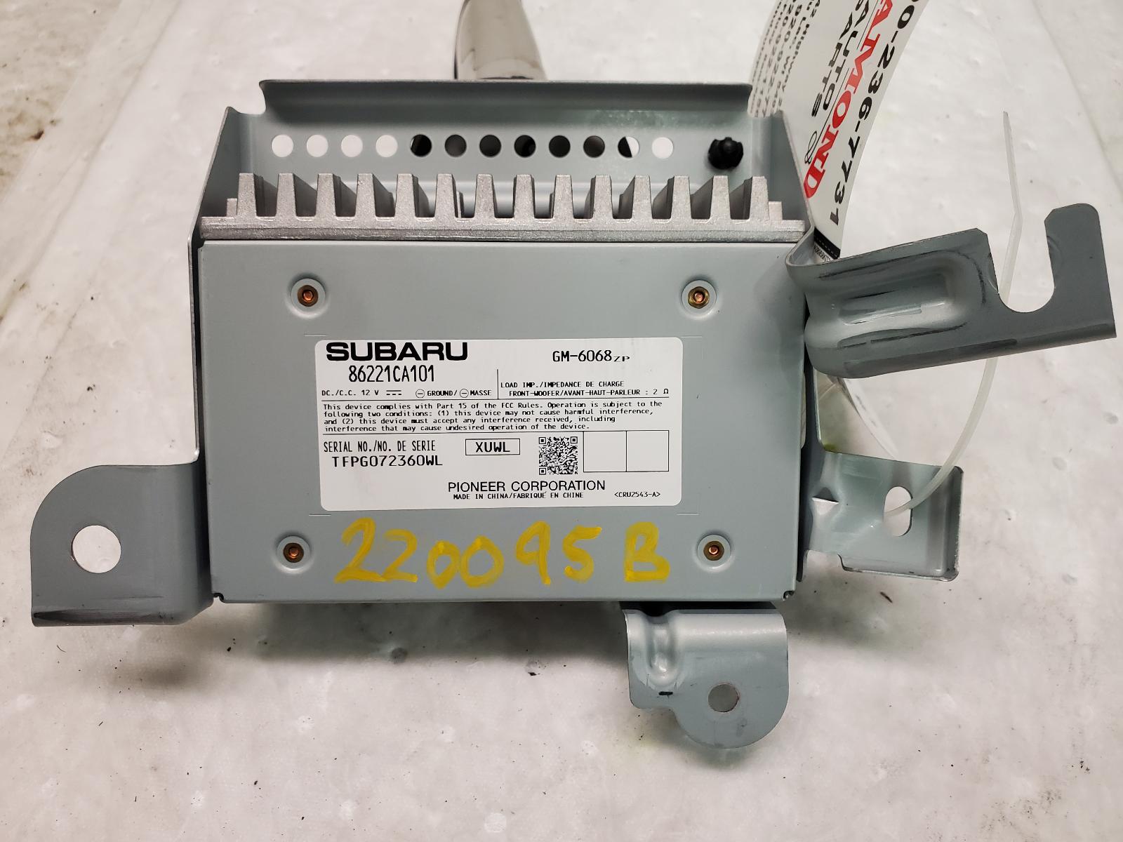 Radio Audio for Toyota vehicles