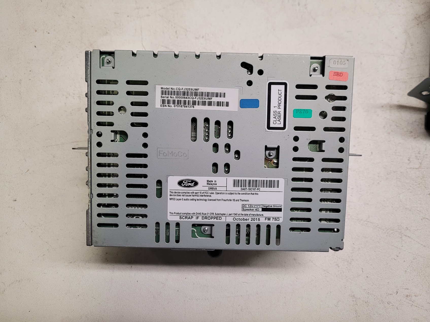 Radio Audio for Ford vehicles