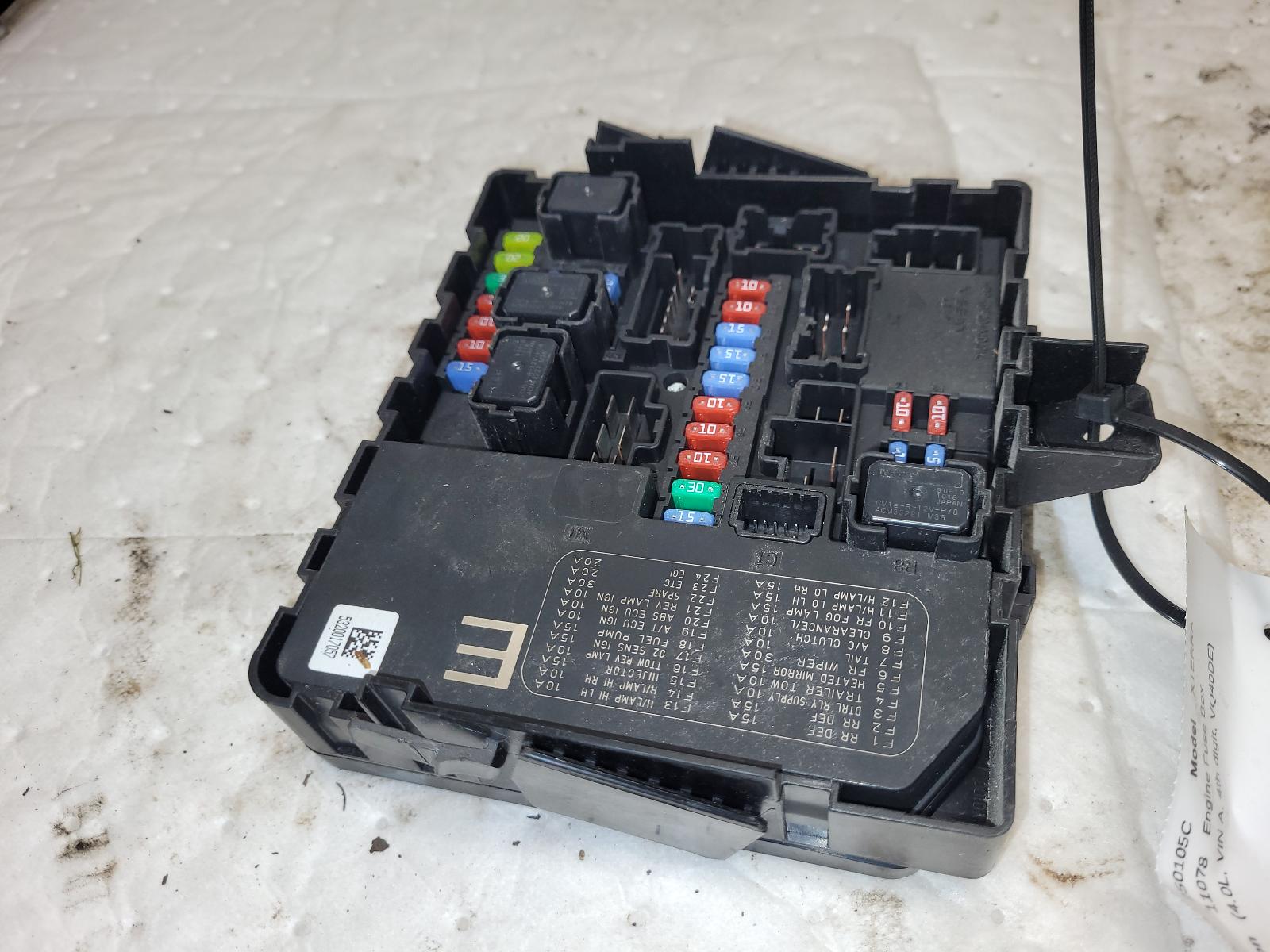 Engine Fuse Box for Nissan vehicles