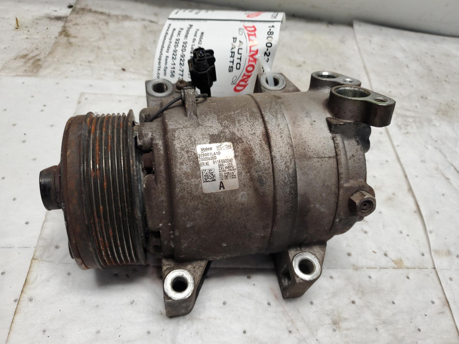 AC Compressor for Nissan and Infiniti vehicles