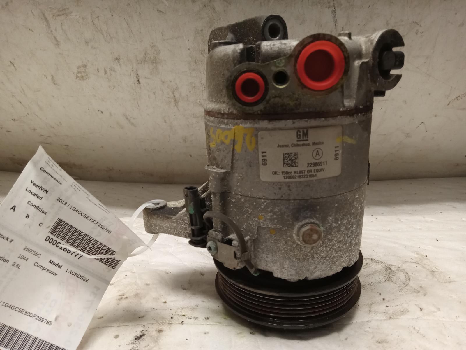 AC Compressor for Buick, Cadillac and Chevrolet vehicles