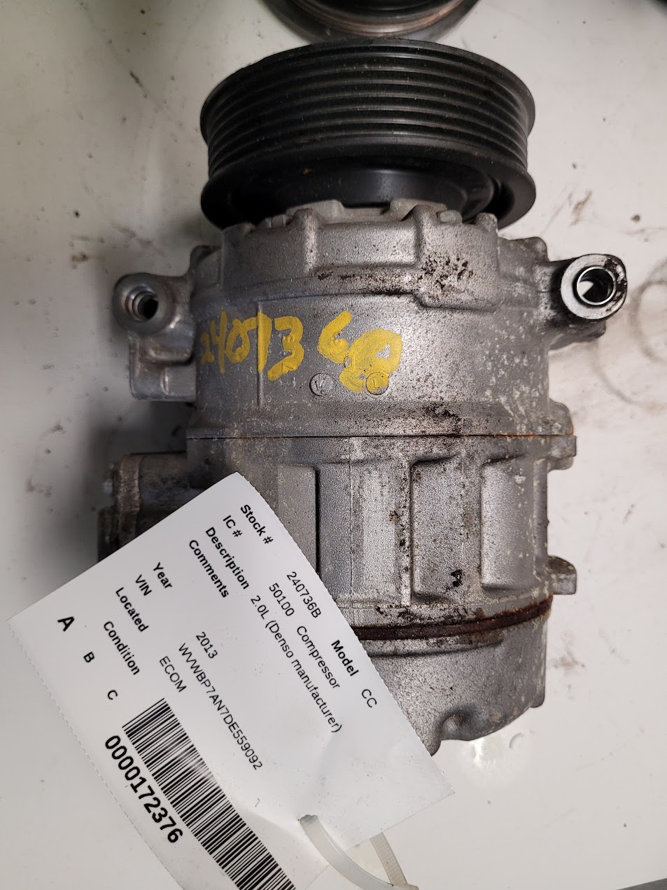 AC Compressor for Volkswagen and Audi vehicles