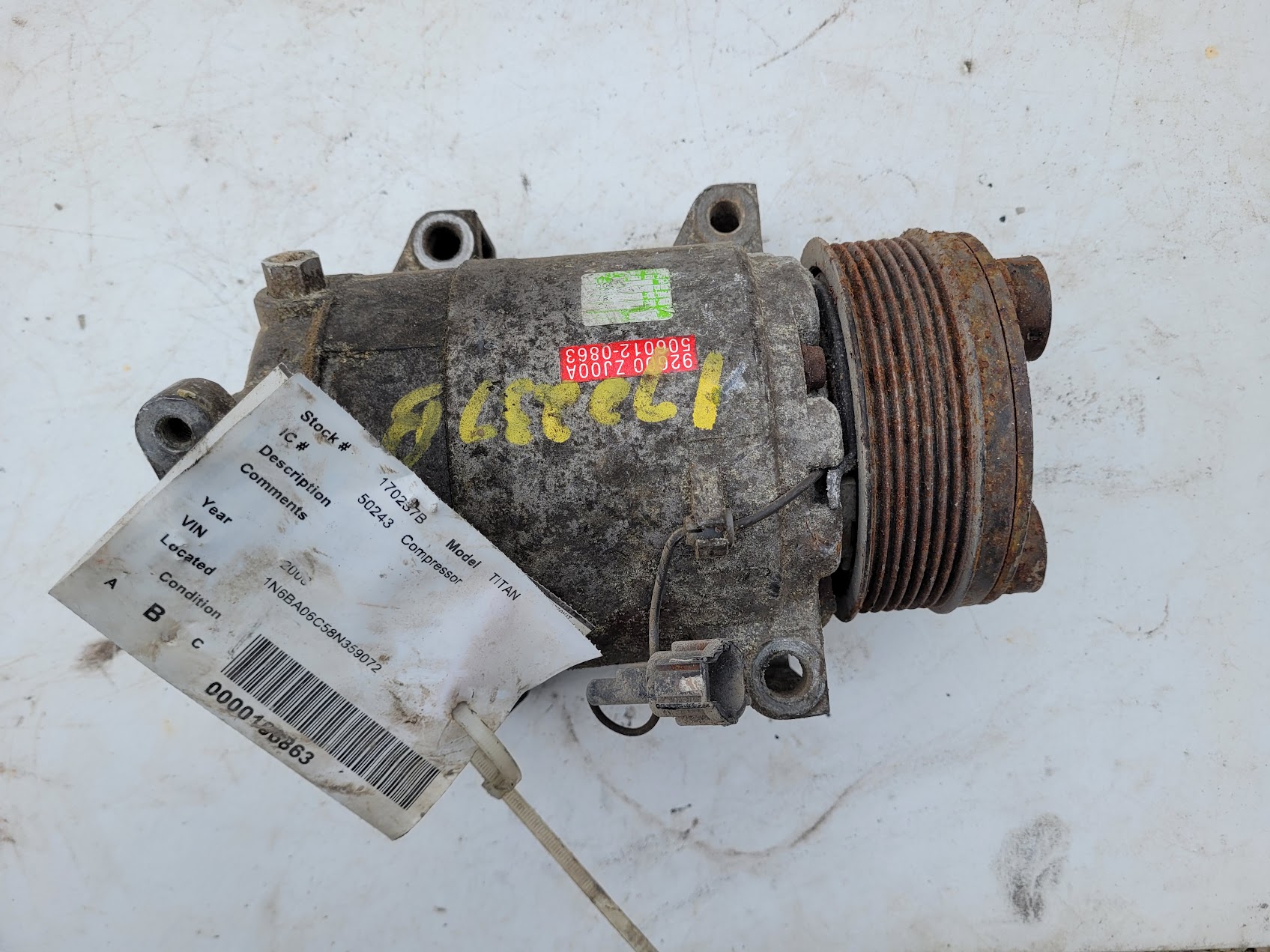 AC Compressor for Nissan and Infiniti vehicles