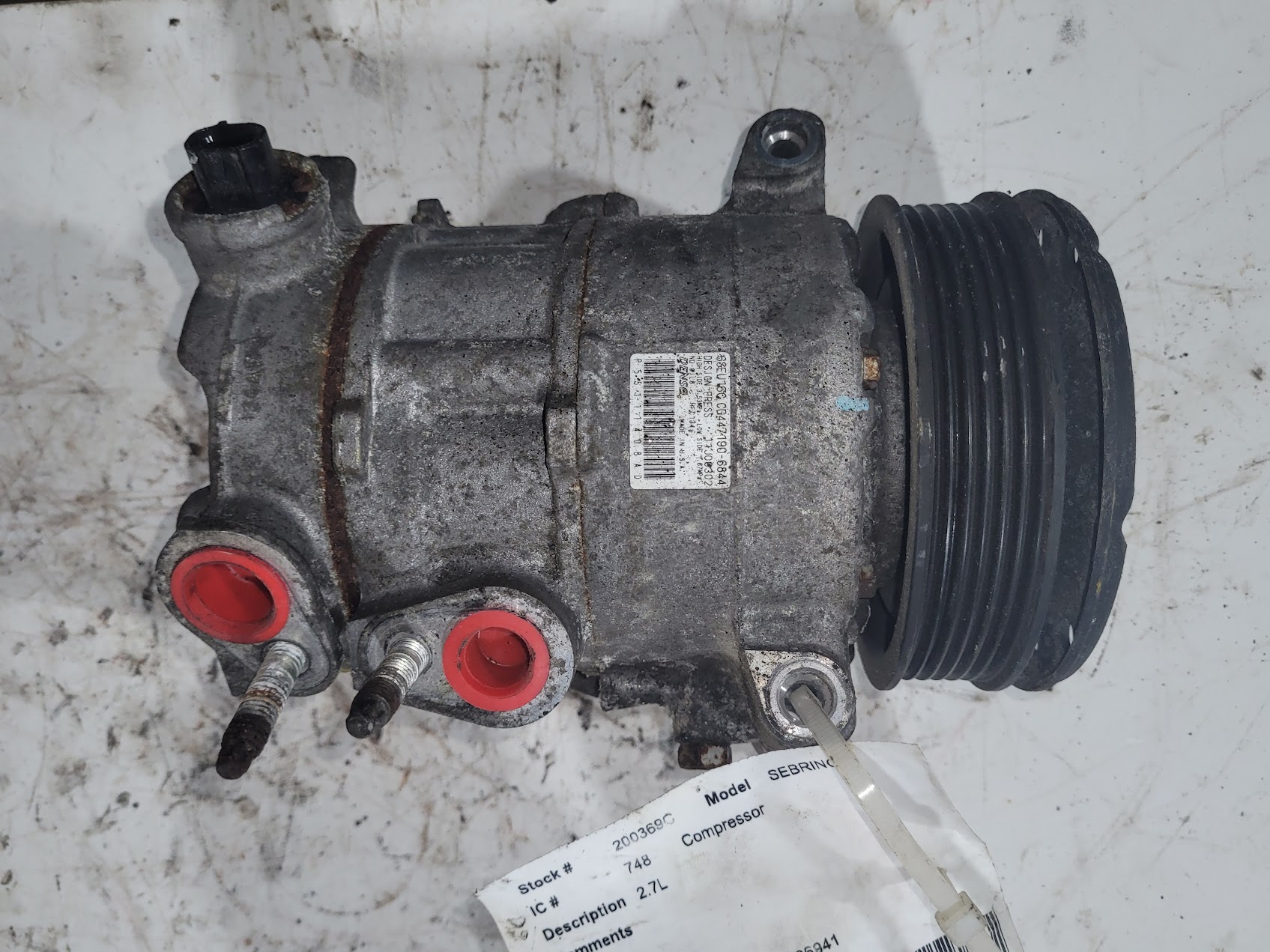 AC Compressor for Chrysler and Dodge vehicles